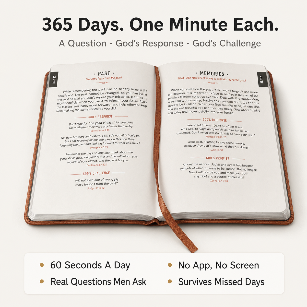 One Minute with God for Men 365 Devotions